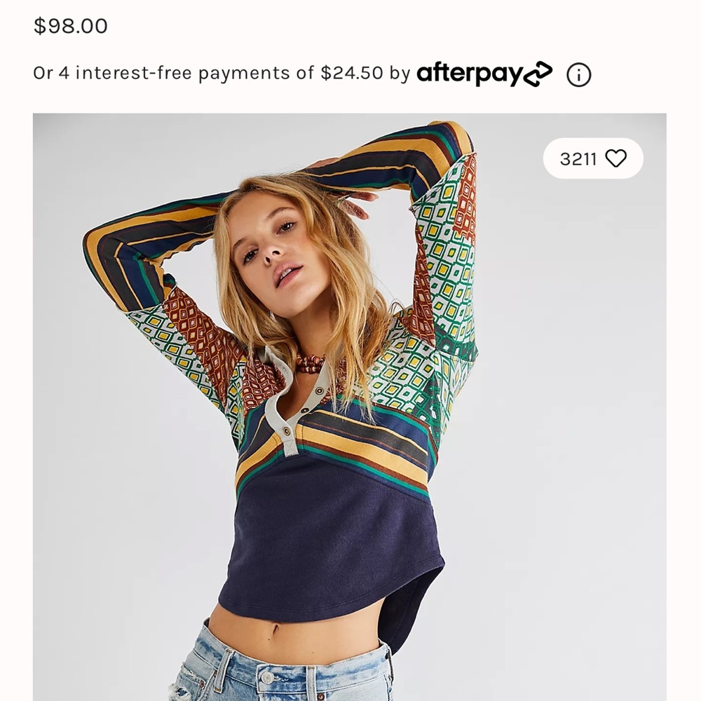 NEVER WORN! Free People WE THE FREE Alex Tee